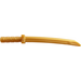 LEGO Pearl Gold Sword with Square Guard and Capped Pommel (Shamshir) (21459)