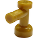LEGO Pearl Gold Tap 1 x 1 without Hole in End (4599)