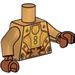 LEGO Pearl Gold Temple Guard Minifig Torso (973)