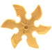 LEGO Pearl Gold Throwing Star with Hole (41125)