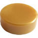 LEGO Pearl Gold Tile 1 x 1 Round (98138)