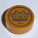 LEGO Or perlé Tuile 1 x 1 Rond avec couronner Coin (35380 / 84438)