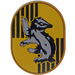 LEGO Helmikulta Laatta 6 x 8 jossa Pyöristetyt päät jossa Hufflepuff Crest (65474 / 101478)