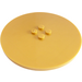 LEGO Pearl Gold Tile 8 x 8 Round with 2 x 2 Center Studs (6177)