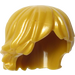 LEGO Pearl Gold Tousled Layered Hair (92746)