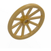 LEGO Pearl Gold Wagon Wheel Ø43 x 3.2 with 10 Spokes (33211)