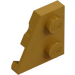 LEGO Pearl Gold Wedge Plate 2 x 2 Wing Left (24299)