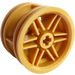 LEGO Pearl Gold Wheel Rim Ø30 x 20 with No Pinholes, with Reinforced Rim (56145)