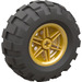 LEGO Перлено злато Wheel Rim Ø30 x 20 with No Pinholes, with Reinforced Rim with Tyre Balloon Wide Ø56 X 26