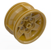 LEGO Pearl Gold Wheel Rim Ø43.2 x 26 with 6 Pinholes (51488 / 56908)