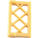 LEGO Parelmoer Goud Venster Pane 1 x 2 x 3 Lattice (Versterkt) (60607)