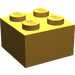 LEGO Or clair nacré Brique 2 x 2 (3003 / 6223)
