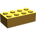 LEGO Pearl Light Gold Brick 2 x 4 (3001)