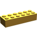 LEGO Parelmoer Lichtgoud Steen 2 x 6 (2456 / 44237)