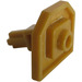 LEGO Pearl Light Gold Large Shield Holder with Axle and Stud (47474)