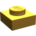 LEGO Or clair nacré assiette 1 x 1 (3024 / 30008)