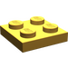 LEGO Parelmoer Lichtgoud Plaat 2 x 2 (3022 / 94148)