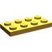 LEGO Perle or clair assiette 2 x 4 (3020)