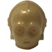 LEGO Pearl Light Gold Protocol Droid Head (30480)