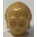 LEGO Pearl Light Gold Protocol Droid Head (30480)