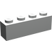 LEGO Pearl Light Gray Brick 1 x 4 (3010)
