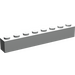 LEGO Pearl Light Gray Brick 1 x 8 (3008)