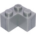 LEGO Pearl Light Gray Brick 2 x 2 Corner (2357)