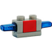 LEGO Pearl Light Gray Duplo Siren Brick with Red Button and Blue Lights (51273)