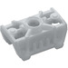 LEGO Perle lys grå Knee Rustning 2 x 3 x 1.5 (47299)