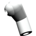 LEGO Pearl Light Gray Minifigure Left Arm (3819)
