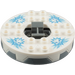 LEGO Gris clair perle Ninjago Spinner avec blanc Haut et Medium Bleu Ice Shards (98354)