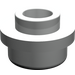 LEGO Pearl Light Gray Plate 1 x 1 Round with Open Stud