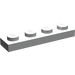 LEGO Pearl Light Gray Plate 1 x 4 (3710)