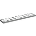 LEGO Pearl Light Gray Plate 2 x 10 (3832)
