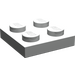 LEGO Pearl Light Gray Plaat 2 x 2 (3022)