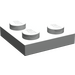 LEGO Pearl Light Gray Plaat 2 x 2 Hoek (2420)