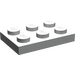 LEGO Gris clair perle assiette 2 x 3 (3021)