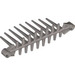 LEGO Helmenharmaa Soft Barraki Spine 3 x 12 x 5 (57562 / 59616)