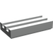 LEGO Pearl Light Gray Tile 1 x 2 Grille (with Bottom Groove) (2412 / 30244)