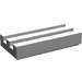 LEGO Pearl Light Gray Tile 1 x 2 Grille (with Bottom Groove) (2412 / 51815)