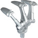LEGO Pearl Light Gray Triple Claw with Axle (32506)