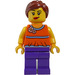 LEGO Pencil Pot Lady Minifiguur