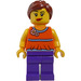 LEGO Pencil Pot Lady Minifigur