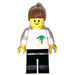 LEGO Person avec Freckles et Marron Cheveux avec Queue de cheval Minifigurine