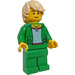 LEGO Person met Green Jacket minifiguur