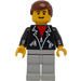 LEGO Person met Leather Jasje Minifiguur