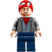 LEGO Peter Parker mit Spider-Mann Kappe Minifigur