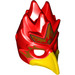 LEGO Phoenix Maske mit Gelb Schnabel mit Gold Headpiece (16656 / 17399)