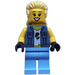 LEGO Photographer med Lang Mullet Minifigur