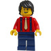 LEGO Pianist mit Dark rot Shirt Minifigur